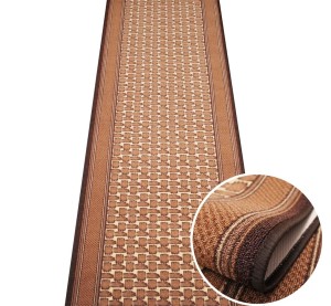 Chodnik Antypoślizgowy Geometryczny Brązowy 1002