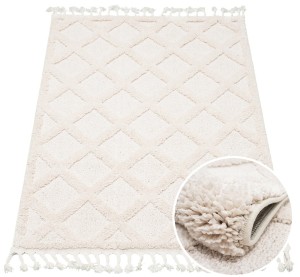 Dywan Boho Berber 01 kremowy