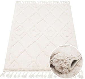 Dywan Boho Berber 02 kremowy