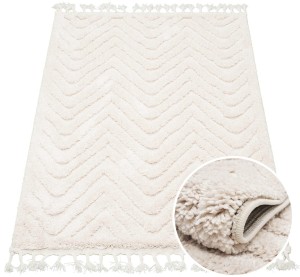 Dywan Boho Berber 03 kremowy