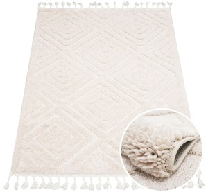 Dywan Boho Berber 04 kremowy