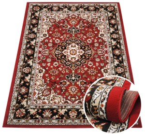 Dywan lotus 06 klasyczny czerwony