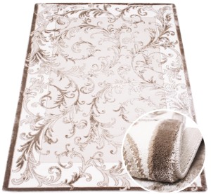 Dywan Galya ornament glamour 18 beżowy / brązowy