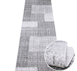 Chodnik Nowoczesny Geometryczny Szary Vista 03