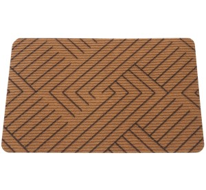 Wycieraczka Pod Drzwi Beżowa Geometryczna Alto