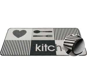 Dywanik do kuchni chodnik antypoślizgowy kitchen szary