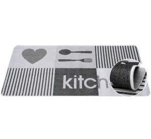 Dywanik do kuchni chodnik antypoślizgowy kitchen szary 01