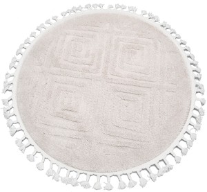 Dywan Shaggy Boho Beżowy / Kremowy Berber 03