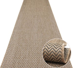 Chodnik Sznurkowy Geometryczny Beżowy Jeans 07