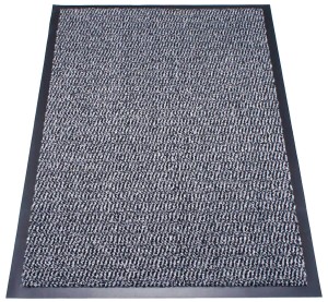 Wycieraczka Wejściowa Gładka Szara Clean 01