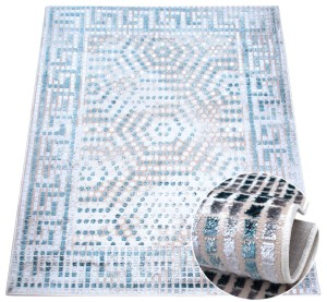 Dywan Glamour Geometryczny Wielokolorowy Luc 04